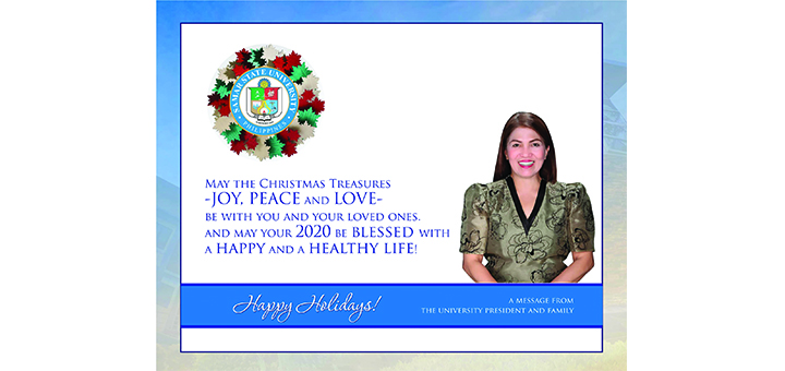 Christmas 2019 Message of SSU President, Dr. Marilyn D. Cardoso